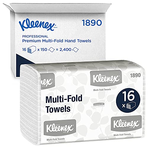 Free Delivery 2023 Kleenex Multifold Paper Towels (01890), White, 16 Packs  / Case, 150 Tri Fold Paper Towels / Pack, 2,400 Towels / Case Finest  Materials